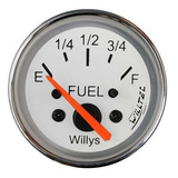Indicador De Combustivel 52mm Jeep Willys Para Bóia 6 Furos