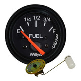 Indicador De Combustivel + Boia Jeep Willys 6 Furos Auxilia