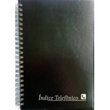 Índice Telefônico Capa Dura Espiral 60 Fls 145x205mm