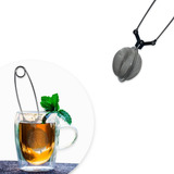 Infusor De Chá Coador De Peneira Ervas Folhas Café Grão Inox