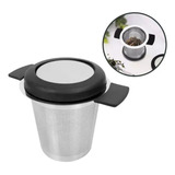 Infusor De Chá Em Aço Inoxidável Silicone Grande Inox