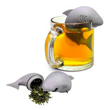 Infusor De Chá Filtro Tubarão Shark Tea Criativo De Silicone