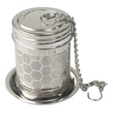 Infusor De Chá Grande, Filtro De Malha De Aço Inoxidável