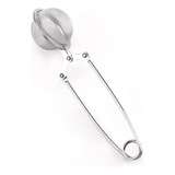 Infusor De Chá Inox Coador E Peneira De Ervas Luxo C/ Cabo
