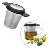 Infusor De Chá Tipo Cesta Em Inox Com Alça Silicone