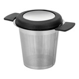 Infusor De Chá Tipo Cesta Em Inox Com Alça Silicone