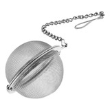 Infusor Inox Para Chá Mini Peneira Coador Ervas Individual