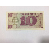 Inglaterra- Cédula De 10 New Pence Forças Armadas