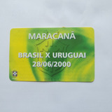Ingresso Futebol 2000 Brasil X Uruguai Eliminatórias Da Copa