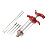 Injetor De Temperos Seringa 3 Agulhas Inox Churrasco Carnes