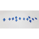 Inlay Marcação Escala Diamante Azul Perolado