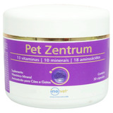Inovet Pet Zentrum Cápsula Vitaminas Cachorros/gatos 30 Capsulas