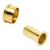 Insert + Anilha Para Tubo Nylon Ou Pu 12mm - 30 Unidades