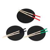 Instrumento Triangular Antiderrapante De Borracha Drum Stick