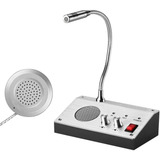 Intercomunicador Microfone Bilheteria Vidro Portaria Prédio