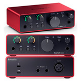 Interface Áudio Focusrite Scarlett Solo 4th