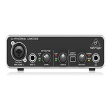 Interface De Áudio Behringer U-phoria Umc22 C/mic. Pré Midas