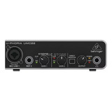 Interface De Áudio Behringer U-phoria Umc22