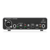 Interface De Áudio Behringer Umc22 U-phoria Usb 48 Khz