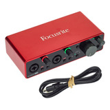 Interface De Áudio Focusrite Scarlett 2i2