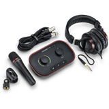 Interface De Áudio Vocaster One Studio Kit Para Podcast