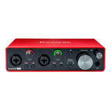 Interface Focusrite Scarlet 2i2 3rd Gen