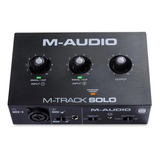 Interface M-audio M-track Solo C/ Phantom