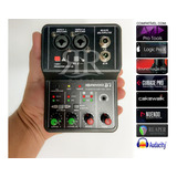 Interface Usb Profissional Soundvoice Delphi01 Phantom