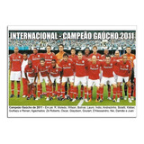 Internacional - Campeão Gaúcho 2011 [30x42cm]