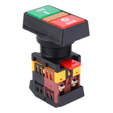 Interruptor De Botão Duplo Ppbb-30n Com Luz Led Acesa
