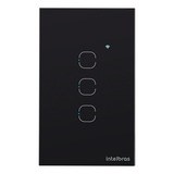 Interruptor Inteligente Touch 3 Ews 1003 Preto Intelbras