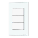 Interruptor Inteligente Zigbee 2 Botões Novadigital Alexa Tuya Smart Life 110v 220v Bivolt Branco