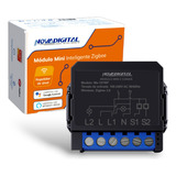Interruptor Mini Zigbee 2 Canais Automação Alexa E Google