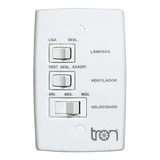 Interruptor Para Ventilador Tron Com 3 Velocidades 130w 127v