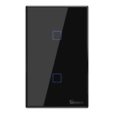 Interruptor Sonoff T3 2 Teclas Wifi Preto Envio Imediato Br