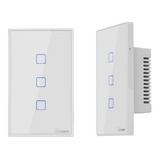 Interruptor Sonoff Touth 3 Botões Wifi P/google Home E Alexa