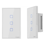Interruptor Sonoff Touth 3 Botões Wifi P/google Home E Alexa