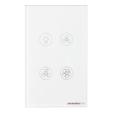 Interruptor Ventilador E Luz Wifi Smart Alexa Nova Digital