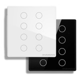 Interruptor Wifi Inteligente 4x4 8 Botões Smart Touch Alexa