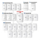 Interruptores E Tomadas (25 Pçs) Casa Completa + Usb Blux