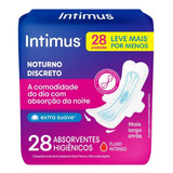 Intimus Dia & Noite Ultrafino Absorventes Extra Suave Com Abas 28 Unidades