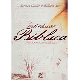 Introdução Bíblica Livro Norman Geisler