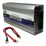 Inversor 3000w 12v Para 110v Conversor Transformador Tensão