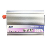 Inversor 500w Conversor Entrada 12v Saida 110v 50hz Usb Zem
