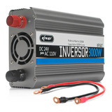 Inversor De Tensao 24v 110v 3000w Transformador Conversor 
