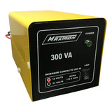 Inversor Nacional Maxtron 300va 200w 12v 24v 110v 220v Bivol