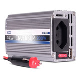 Inversor Tensão 12v 220v 200w Veicular Transformador Tomada
