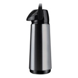 Invicta Garrafa Térmica Airpot Inox Slim De Vidro 1.8l Cor Prateado