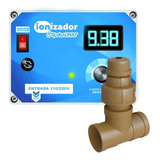 Ionizador Digital Para Piscina Tratamento Ions Cobre 40 Mts