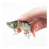 Isca Artificial Piaba Lambari Articulado 6 Segm - 10cm 18gr